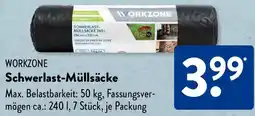 Aldi Süd WORKZONE Schwerlast-Müllsäcke Angebot