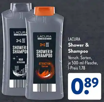 Aldi Süd LACURA Shower & Shampoo Angebot