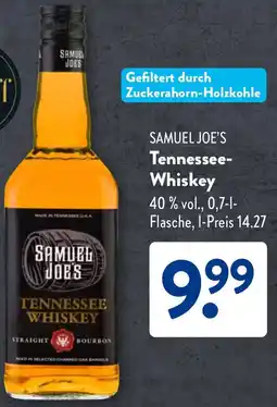 Aldi Süd SAMUEL JOE'S Tennessee Whiskey Angebot