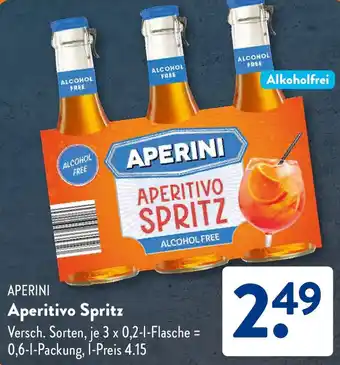 Aldi Süd APERINI Aperitivo Spritz Angebot