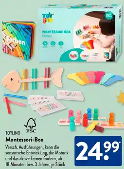 Aldi Süd TOYLINO Montessori-Box Angebot