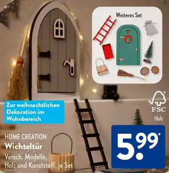 Aldi Süd HOME CREATION Wichteltür Angebot