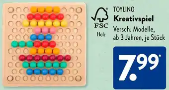Aldi Süd TOYLINO Kreativspiel Angebot