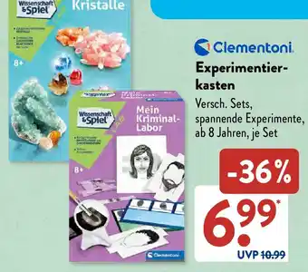 Aldi Süd Clementoni Experimentierkasten Angebot