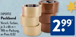 Aldi Süd EXPERTIZ Packband Angebot