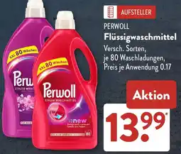 Aldi Süd PERWOLL Flüssigwaschmittel Angebot