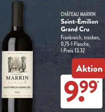 Aldi Süd CHÂTEAU MARRIN Saint-Émilion Grand Cru Angebot