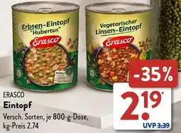 Aldi Süd ERASCO Eintopf Angebot