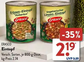 Aldi Süd ERASCO Eintopf Angebot