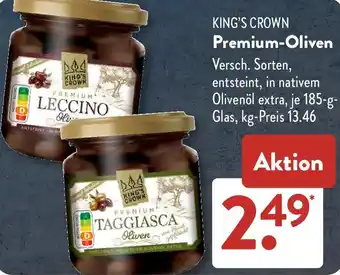 Aldi Süd KING'S CROWN Premium-Oliven Angebot