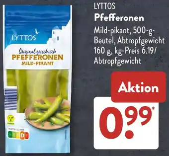Aldi Süd LYTTOS Pfefferonen Angebot