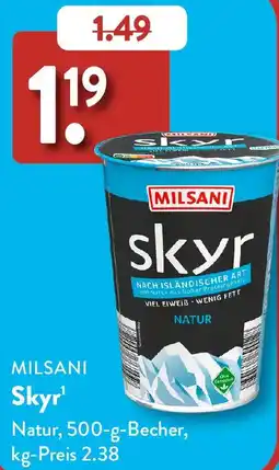 Aldi Süd MILSANI Skyr Angebot