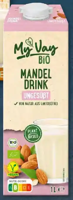 Aldi Süd MYVAY Bio-Mandeldrink Angebot