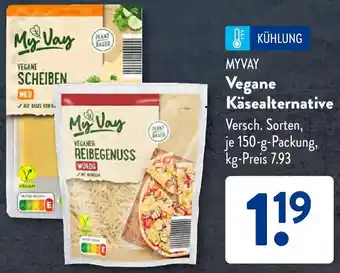 Aldi Süd MYVAY Vegane Käsealternative Angebot