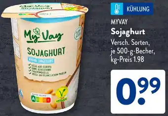 Aldi Süd MYVAY Sojaghurt Angebot