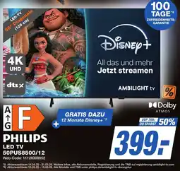 K+B Expert PHILIPS LED TV 50PUS8500/12 Angebot