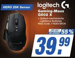 K+B Expert logitech Gaming-Maus G502 X Angebot