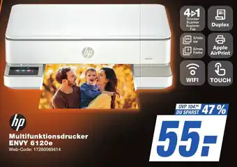 K+B Expert hp Multifunktionsdrucker ENVY 6120e Angebot