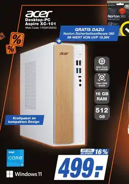 K+B Expert acer Desktop-PC Aspire XC-101 Angebot