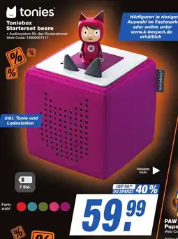 K+B Expert tonies Toniebox Starterset beere Angebot