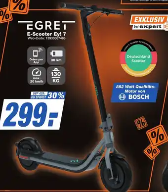 K+B Expert EGRET E-Scooter Ey! 7 Angebot