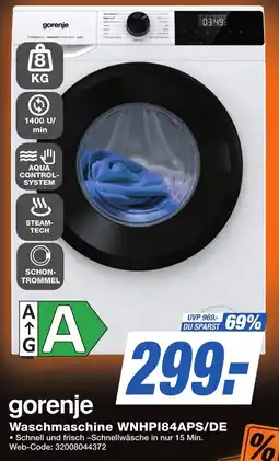 K+B Expert gorenje Waschmaschine WNHP184APS/DE Angebot