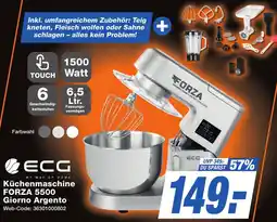 K+B Expert ECG Küchenmaschine FORZA 5500 Giorno Argento Angebot