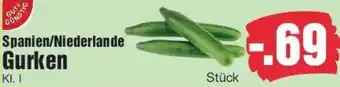 Edeka Gut & Günstig Spanien/Niederlande Gurken Angebot