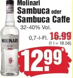 Edeka Molinari Sambuca oder Sambuca Caffe Angebot