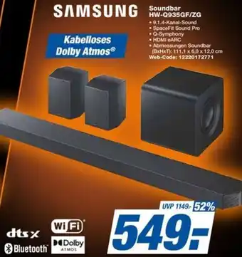 expert Techno Land SAMSUNG Soundbar HW-Q935GF/ZG Angebot