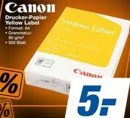 expert Techno Land Canon Drucker-Papier Yellow Label Angebot