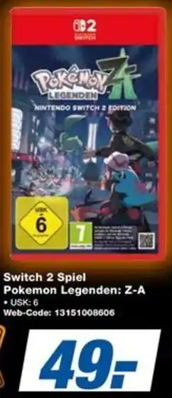 expert Techno Land Switch 2 Spiel Pokemon Legenden: Z-A Angebot