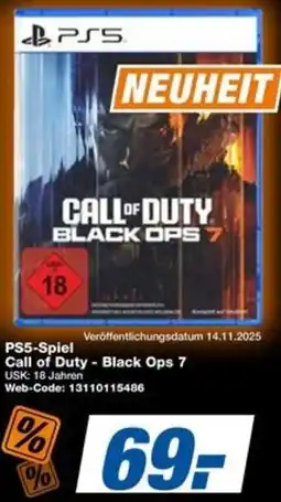 expert Techno Land PS5-Spiel Call of Duty Black Ops 7 Angebot