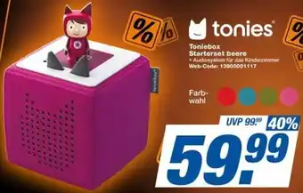 expert Techno Land tonies Toniebox Starterset beere Angebot