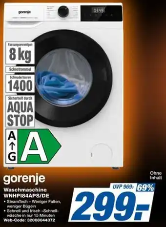 expert Techno Land gorenje Waschmaschine WNHP184APS/DE Angebot