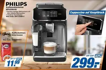 expert Techno Land PHILIPS Kaffeevollautomat EP2339/40 Angebot