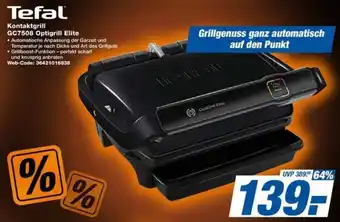 expert Techno Land Tefal Kontaktgrill GC7508 Optigrill Elite Angebot
