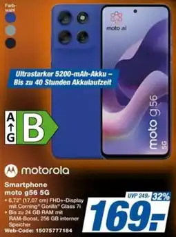 expert Techno Land motorola Smartphone moto g56 5G Angebot