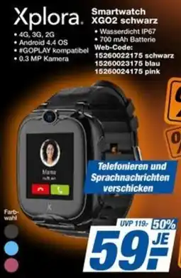 expert Techno Land Xplora Smartwatch XGO2 schwarz Angebot