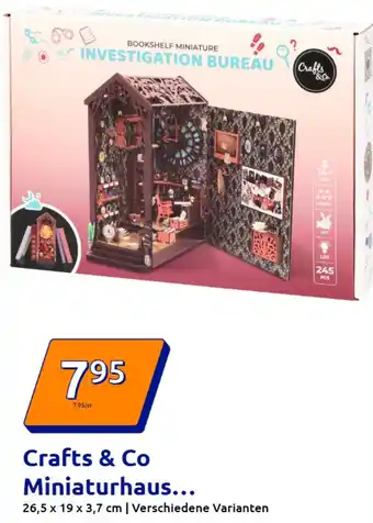 Action Crafts & Co Miniaturhaus Angebot