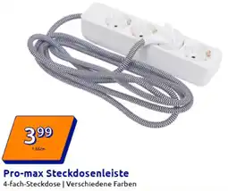 Action Pro-max Steckdosenleiste Angebot