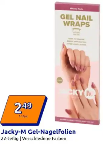 Action Jacky-M Gel-Nagelfolien Angebot