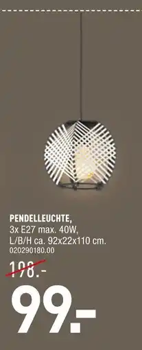 Möbel Wallach Pendelleuchte Angebot