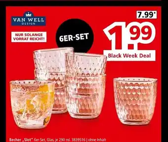 Segmüller Van well design becher slot Angebot