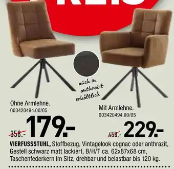 Möbel Wallach Vierfussstuhl ohne armlehne Angebot