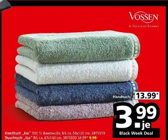 Segmüller Vossen handtuch 'isa' Angebot