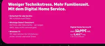 Telekom Shop Digital home service m Angebot
