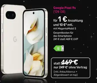 Telekom Shop Google pixel 9a Angebot