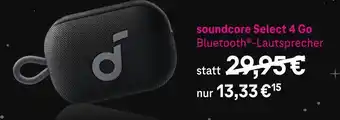 Telekom Shop Soundcore select 4 go bluetooth-lautsprecher Angebot