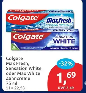 Budni Colgate max fresh Angebot